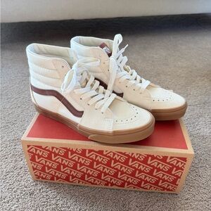 Vans Sk8-Hi unisex hightops cream y2k 90s style NIB